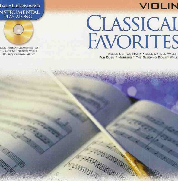 Hal Leonard Corporation CLASSICAL FAVORITES + CD / housle