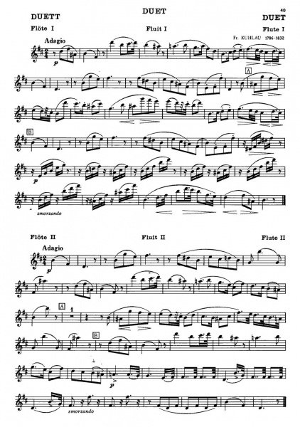 POPP: FLUITMETHODE VOOR BEGINNERS, Op.387, book 2 - škola hry na příčnou flétnu (sešit 2)