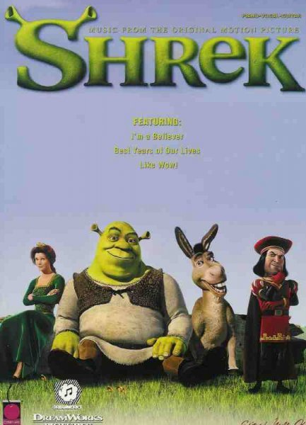 Cherry Lane Music Company SHREK  -  music from the original motion picture