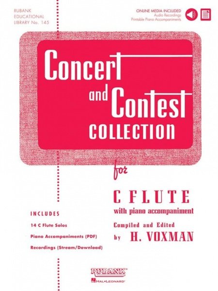 CONCERT &amp; CONTEST COLLECTIONS + Audio Online / příčná flétna + klavír (PDF)