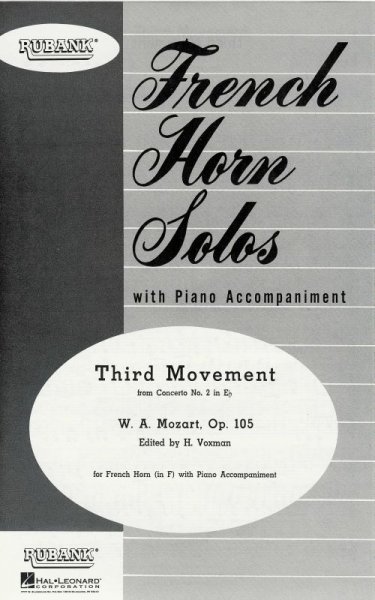THIRD MOVEMENT - CONCERTO NO. 2 (MOZART) / lesní roh (f horn) + klavír
