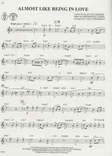 Warner Bros. Publications MOVIE SONGS - JAZZ  ARRANGEMENT + CD / klarinet