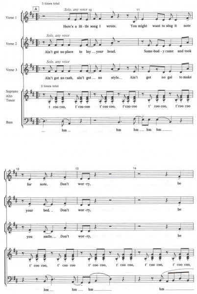 Hal Leonard Corporation DON'T WORRY, BE HAPPY /   SATB  a cappella