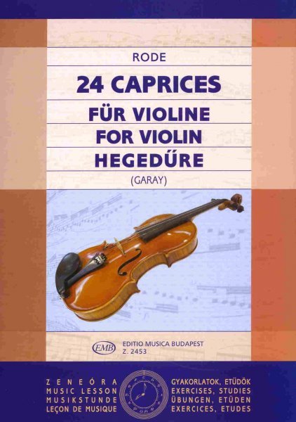 24 Caprices for Violin by J.P. Rode / housle