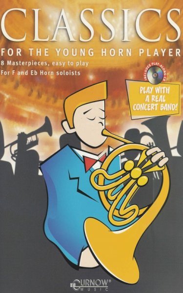 CURNOW MUSIC PRESS, Inc. CLASSICS FOR YOUNG PLAYERS + CD / lesní roh  (f-horn)