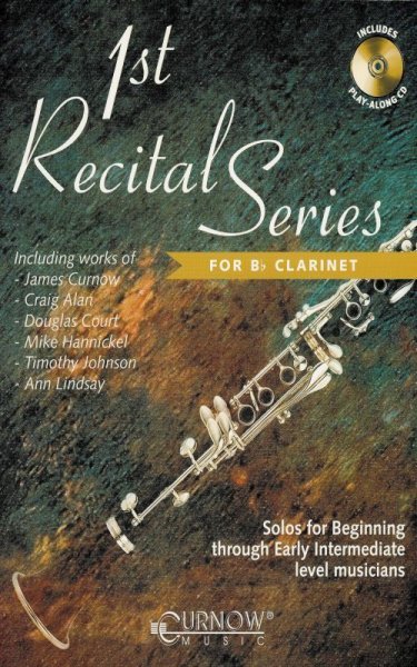 CURNOW MUSIC PRESS, Inc. 1st RECITAL SERIES + CD  klarinet