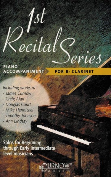 CURNOW MUSIC PRESS, Inc. 1st RECITAL SERIES  klarinet - klavírní doprovod
