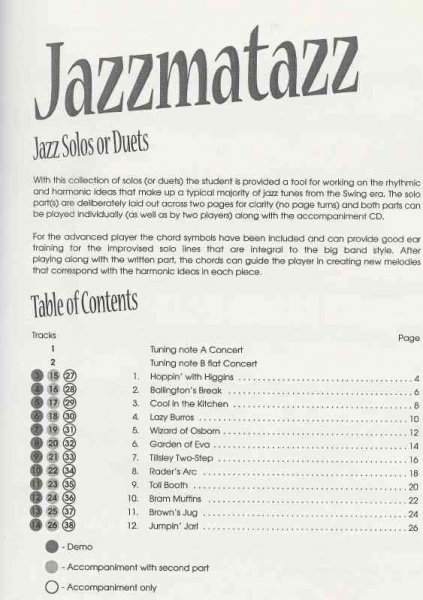 CURNOW MUSIC PRESS, Inc. JAZZMATAZZ + CD  trumpet duets