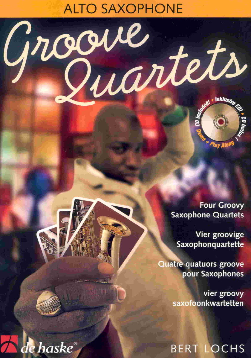 Hal Leonard MGB Distribution GROOVE QUARTET + CD           alto sax quartets