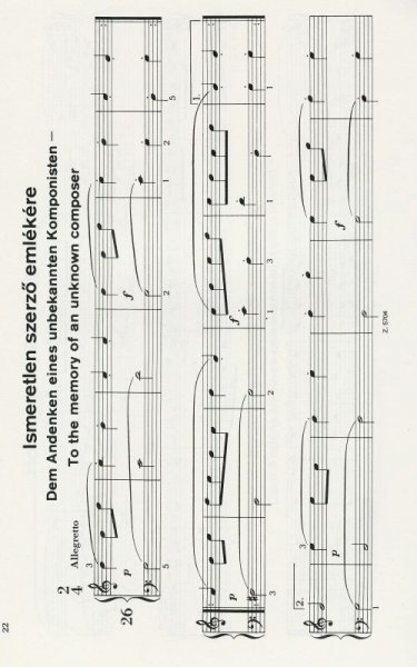 27 SMALL PIANO PIECES by Papp Lajos / 27 jednoduchých skladbiček pro klavír