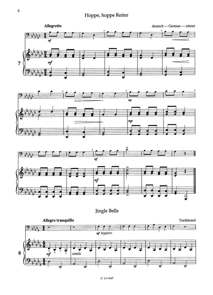 ABC trombone - klavírní doprovody