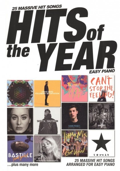 Hits of the Year - 25 Massive Hit Songs for Easy Piano
