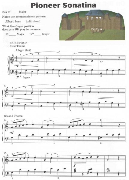 Neil Akjos Music Company Piano Town Lesson 3 Clarina 