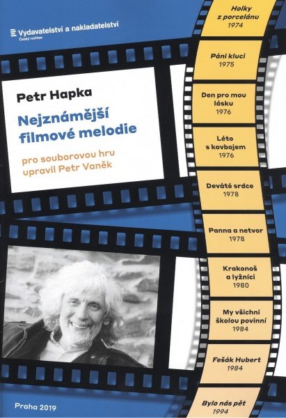Hapka, Petr: Nejznámější filmové melodie pro souborovou hru (2-5 hráčů) / partitura + party