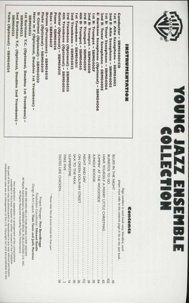 Warner Bros. Publications YOUNG JAZZ ENSEMBLE COLLECTION  -  PARTY  grade 2  (23 ks)