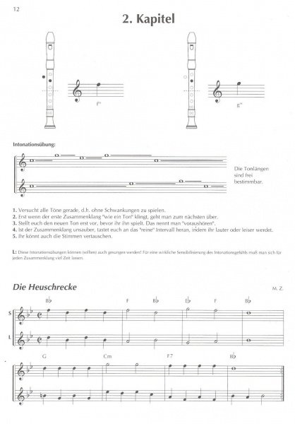 DIE ALTBLOCKFLOETE 1 by Manfredo Zimmermann + CD / Škola hry na altovou zobcovou flétnu 1