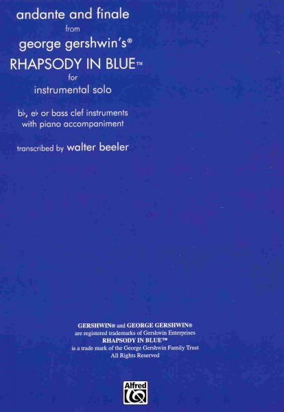 Warner Bros. Publications ANDANTE AND FINALE,  RHAPSODY IN BLUE  Eb/Bb inst.