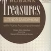 Rubank Treasures for Tenor Saxophone + Audio Online / tenorový saxofon a klavír (PDF)