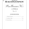 RACHMANINOV: Piano Concerto No. 3 in D minor, op.30 + Audio Online
