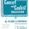CONCERT &amp; CONTEST COLLECTIONS for Tenor Sax - CD s klavírním doprovodem