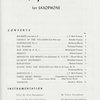QUARTET REPERTOIR FOR SAXOPHONE(AATB) party (4 ks)