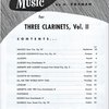 Chamber Music for Three Clarinets 2 (medium) / skladby pro tři klarinety
