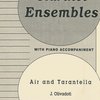 AIR AND TARANTELLA clarinet trio with piano acc. / trio pro klarinet a klavír