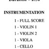 Pops for String Quartets - THE MUSIC OF THE NIGHT (The Phantom of the Opera)
