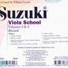 Suzuki Viola School 3 a 4 - CD
