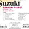 ALFRED PUBLISHING CO.,INC. SUZUKI SOPRANO RECORDER SCHOOL 1&2 - CD with accompaniment