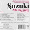 ALFRED PUBLISHING CO.,INC. SUZUKI ALTO RECORDER 1&2 - CD with accompaniment