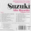 SUZUKI ALTO RECORDER 1 &amp; 2 - CD / klavírní doprovod