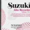 ALFRED PUBLISHING CO.,INC. SUZUKI ALTO RECORDER 1&2 - CD with accompaniment