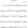 BLUE MONK - saxophone quartet (SATB / AATB)