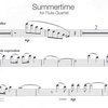 SUMMERTIME for Flute Quartet / kvartet pro čtyři příčné flétny