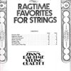 RAGTIME FAVORITES - string quartet / party (5 ks)