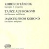 EDITIO MUSICA BUDAPEST Music P Dances from Korond by Draskoczy      clarinet&piano