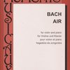 Bach: AIR / housle a klavír