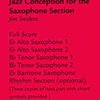 ADVANCE MUSIC JAZZ CONCEPTION FOR THE SAXOPHONE SECTION + CD