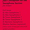 JAZZ CONCEPTION FOR THE SAXOPHONE SECTION + CD