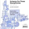 Scherzo For Three Saxophones -  alto sax trio