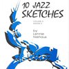 10 JAZZ SKETCHES 2 (modrý sešit) by Lennie Niehaus - alto sax trios