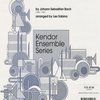 Kendor Music, Inc. AIR ON THE G STRING by J.S.Bach     sax quartet