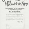 JAZZ, RAGS &amp; BLUES FOR TWO 4 - 1 piano 4 hands / 1 klavír 4 ruce