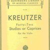 KREUTZER - 42 Studies or Caprices for the Violin / housle