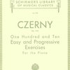 CZERNY, Op.453 - 110 jednoduchých cvičení / klavír