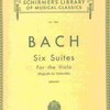 SIX SUITES by BACH / viola