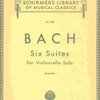 SIX SUITES FOR VIOLONCELLO by J.S. BACH