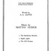 THREE HUNGARIAN FOLK SONGS / SATB