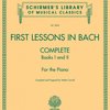 FIRST LESSONS IN BACH - Complete (books I+ II) / klavír